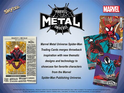 spider man metal hobby box|skybox metal spider man checklist.